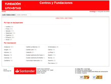 Tablet Screenshot of guia-fundaciones.fundacionuniversia.net