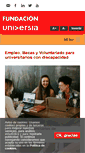 Mobile Screenshot of fundacionuniversia.net